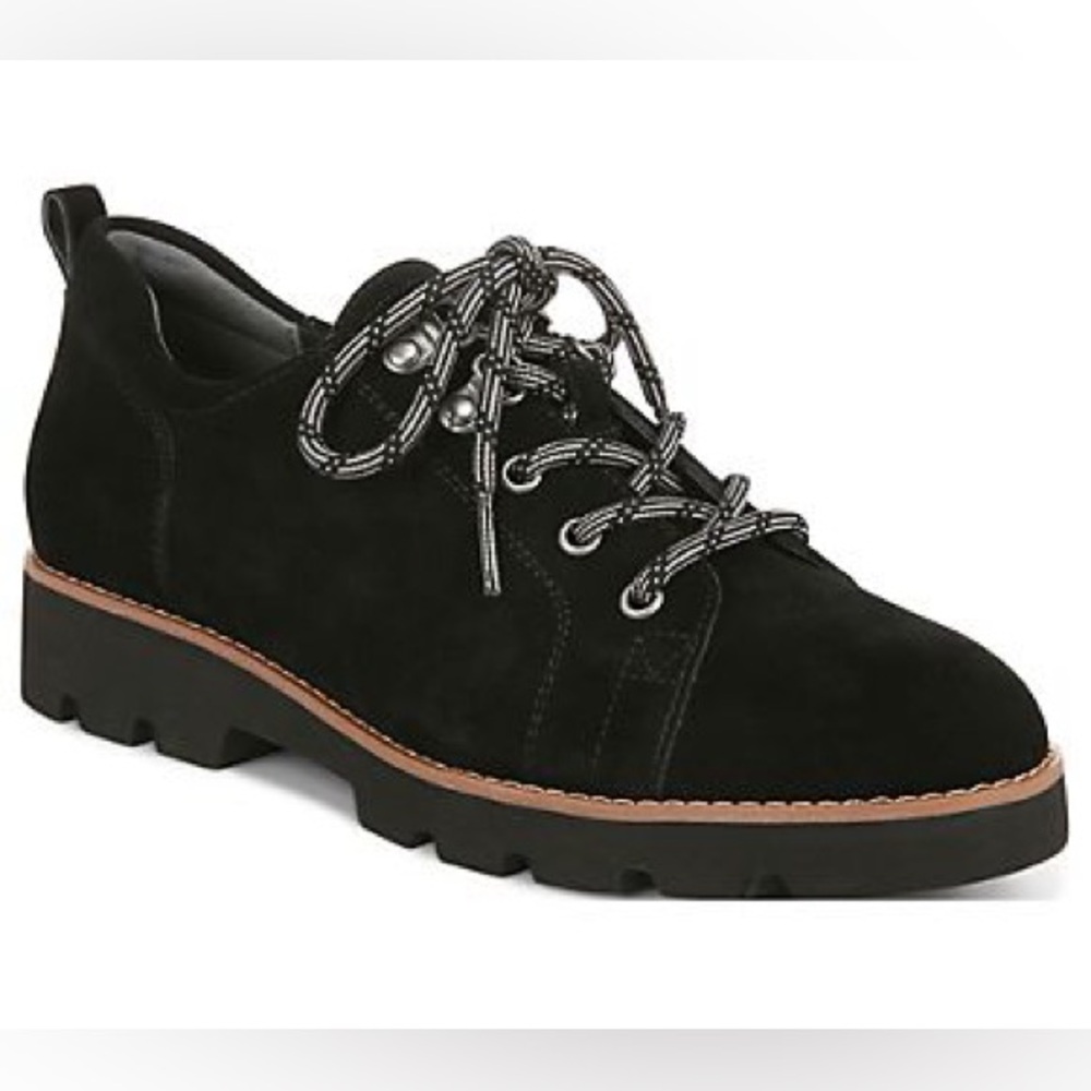 Vionic Suede Lace Up Black Sneaker Boots Size Women’s US 7